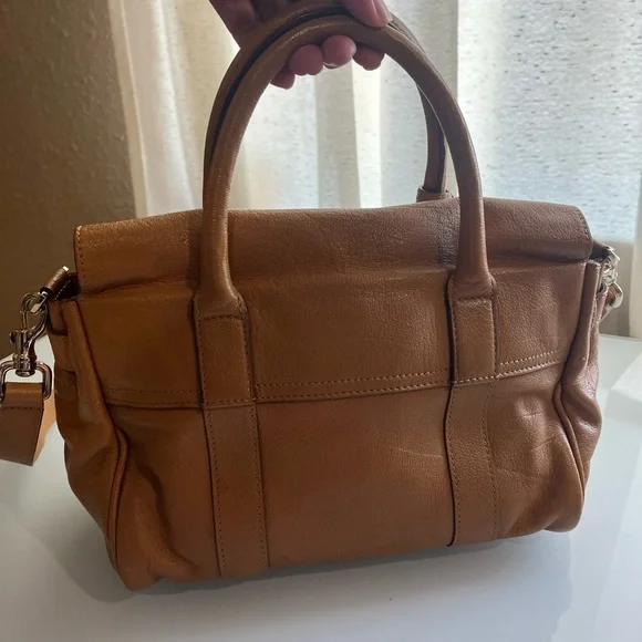 MULBERRY SMALL TAN BAYSWATER SATCHEL - Picture 2 of 16